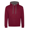 Burgundy|Charcoal (Heather)